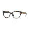Versace Demo Square Ladies Eyeglasses Ve3338 5404 54