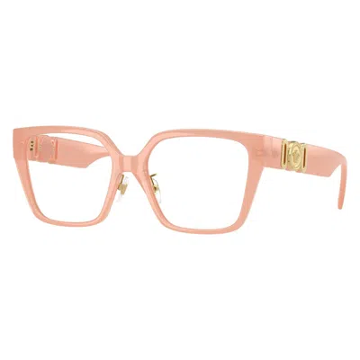 Versace Demo Square Ladies Eyeglasses Ve3371d 5497 54 In Pink