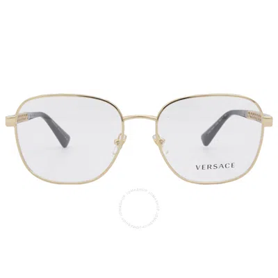 Versace Demo Square Men's Eyeglasses Ve1290 1002 56