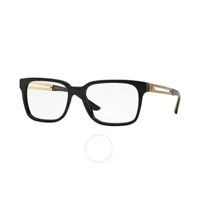 Versace Ve3218 Men's Square Eyeglasses In Black
