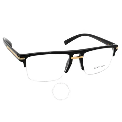 Versace Demo Square Men's Eyeglasses Ve3269 Gb1 55
