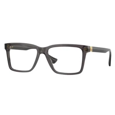 Versace Demo Square Men's Eyeglasses Ve3328 5389 58 In Red
