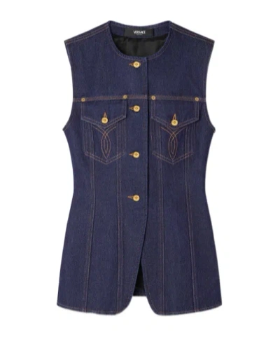 Versace Denim Vest