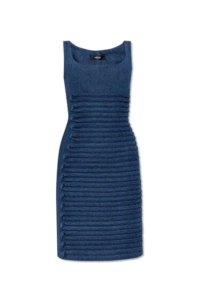 VERSACE VERSACE DENIM DRESS