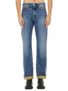 Versace Stretch Denim Jeans With Back Pockets