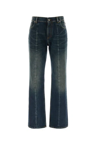 Versace Denim Jeans In Blue