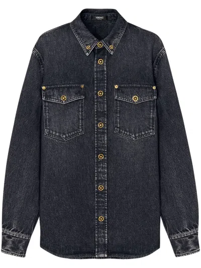 VERSACE DENIM OVERSHIRT