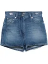 Versace Denim Shorts In Blue