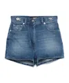 Versace Denim Shorts In Blue
