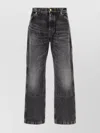 Versace Denim Trousers Wide-leg Contrast Stitching