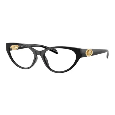 Versace Designer Eyeglasses Ve3372u With Clear Demo Lens In Black