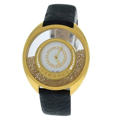 Versace Destiny Spiri Diamond Mother Of Pearl Dial Ladies Watch 86q71sd498 S009 In Gold