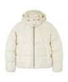 Versace Detachable Hood Down Jacket In Multi