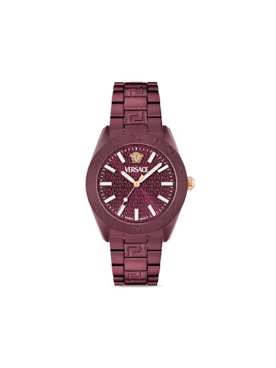 Versace Dome 42mm In Brown