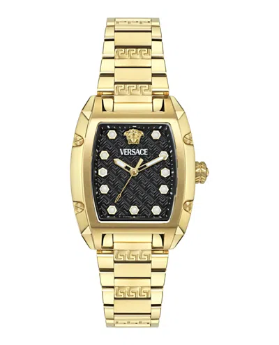 Versace Dominus Bracelet Watch In Gold