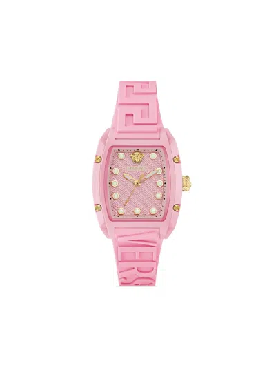 Versace Dominus Lady 44mm In Pink