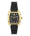 Versace Dominus Silicone Watch In Multi