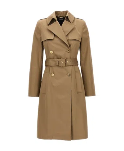 VERSACE VERSACE MEDUSA DOUBLE-BREASTED TRENCH COAT
