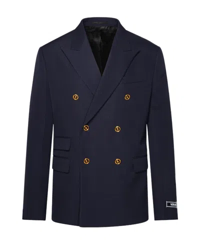 VERSACE VERSACE DOUBLE-BREASTED TAILORED BLAZER