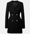 Versace Evening Jacket Responsible Wool Grain De Poudre Na 10208671a14592 1b000 In Black