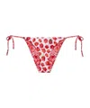 Versace Double-sided Bikini Swimsuit In Red