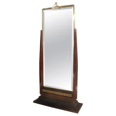 Pre-owned Versace Double Sided Dressing Room Mirror In Gray