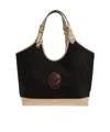 Versace Double-handle Handbag In Black