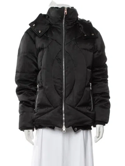 Pre-owned Versace Down Jacket In Gray