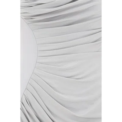 VERSACE DRAPED MINI DRESS