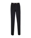 Versace Drawstring-fastening Cotton Track Pants In Black