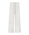 Versace Drawstring-fastening Knitted Flared Trousers In Multi