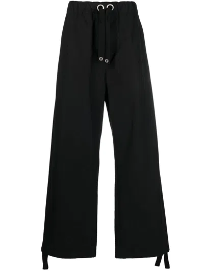 Versace Drawstring Pants In Black
