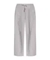 Versace Drawstring Sweatpants In Gray