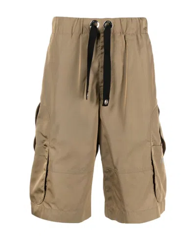 VERSACE VERSACE LOGO PRINTED DRAWSTRING SHORTS