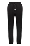 Versace Drawstring Waist Track Pants In Black