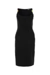 Versace Black Stretch Viscose Dress
