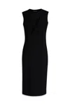 Versace Sleeveless Midi Dress With Cutouts