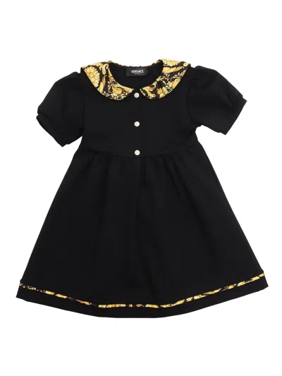 Versace Kids' Dress In Black