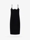 Versace Cocktail Dress With Medusa Details In Black