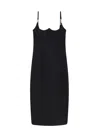 Versace Cocktail Dress With Medusa Details In Black