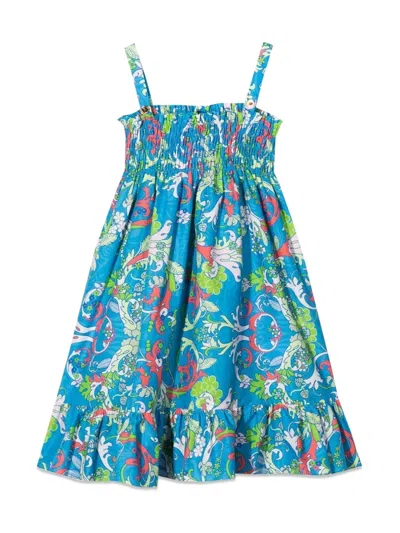 Versace Dress In Blue