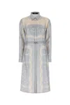Versace Foulard Print Silk Twill Mini Dress