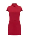 Versace Dress In Lipstick Red