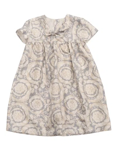 Versace Kids' Dress In Gray