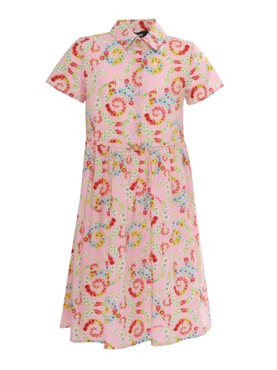 Versace Kids' Dress In Pink