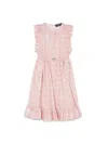 Versace Stella Marina Kids Dress In Pink