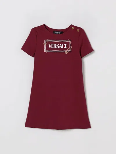 Versace Dress  Kids Color Burgundy