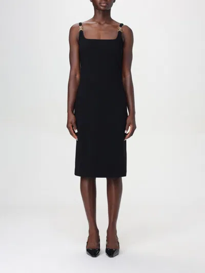 Versace Dress  Woman Color Black In 黑色