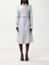 Versace Foulard Print Silk Twill Mini Dress In Champagne