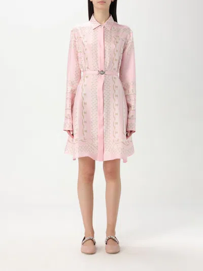 VERSACE DRESS VERSACE WOMAN COLOR PINK,427322010
